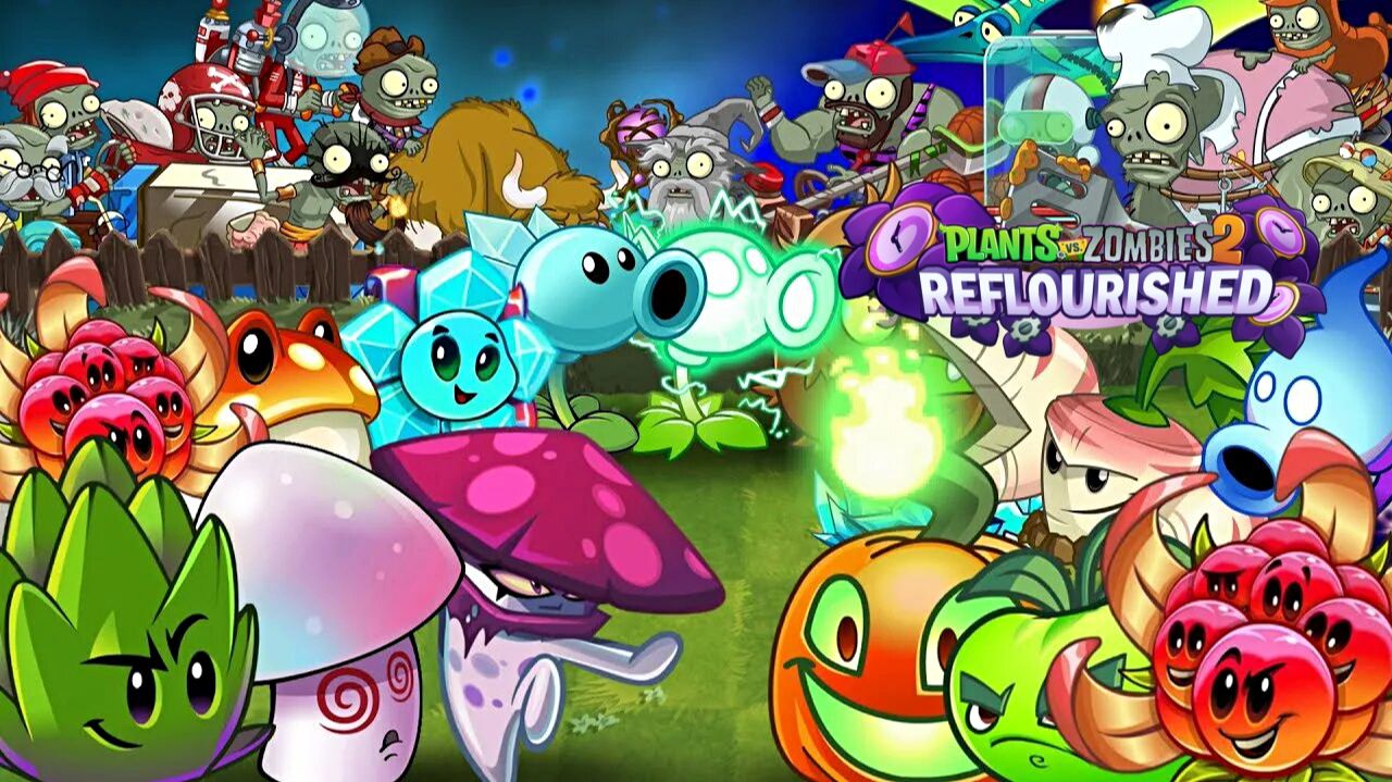 Растения против Зомби-2 Reflourished  PvZ-2 Plants vs Zombies ПвЗ [22]