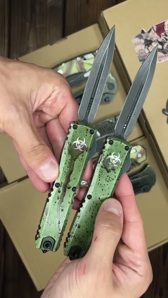 Ножи реплика Microtech Ultratech GEN IV D/E Outbreak Signature Series (1122-1OBDS)