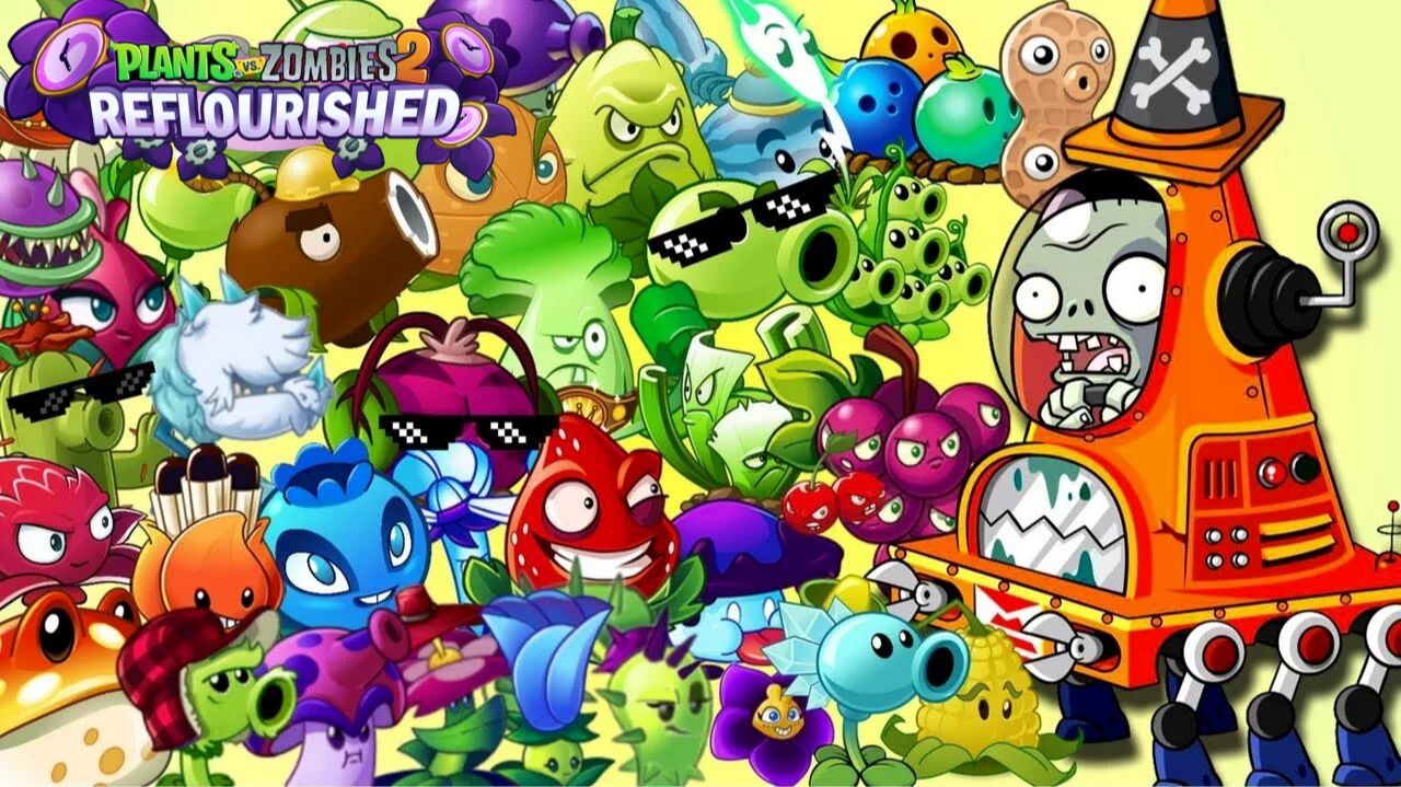 Растения против Зомби-2 Reflourished  PvZ-2 Plants vs Zombies ПвЗ [23]