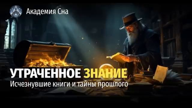 📜 Утраченное знание_ исчезнувшие книги и тайны прошлого 🌙 Лекция для сна