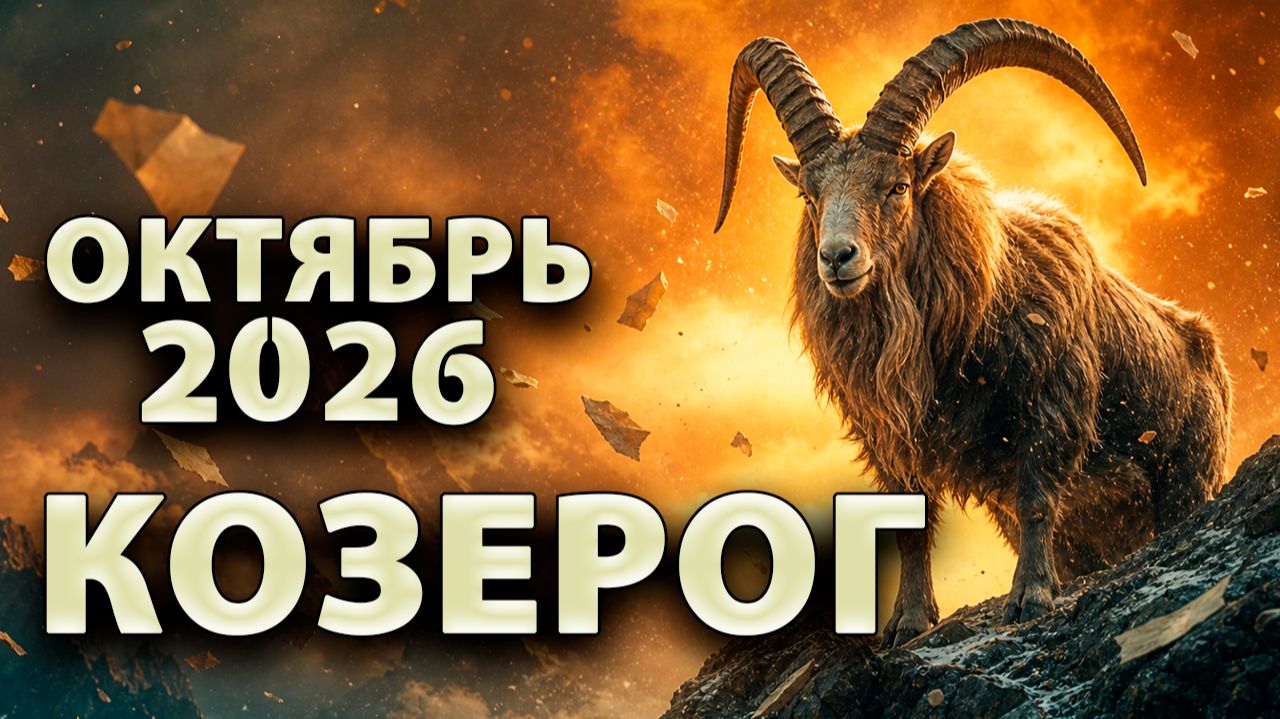 КОЗЕРОГ - ГОРОСКОП на ОКТЯБРЬ 2026