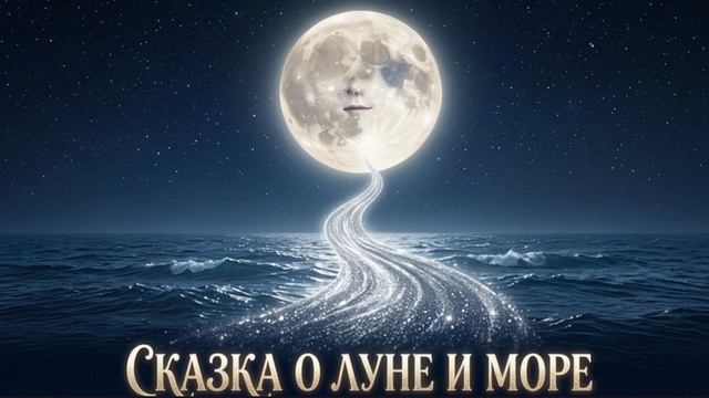 Сказка о Луне и Море, (Романтическая, созерцательная), для детей на ночь слушать бесплатно