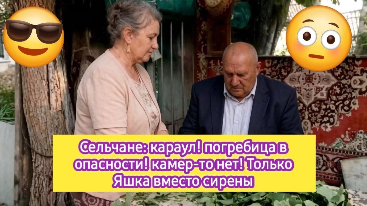 Сельчане: караул! погребица в опасности! камер-то нет, один Яшка вместо сирены