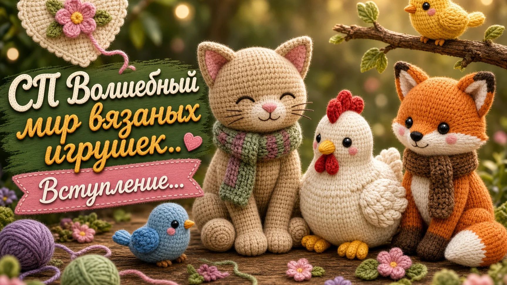 СП ВОЛШЕБНЫЙ МИР ВЯЗАНЫХ ИГРУШЕК - 3    МОЁ ВСТУПЛЕНИЕ