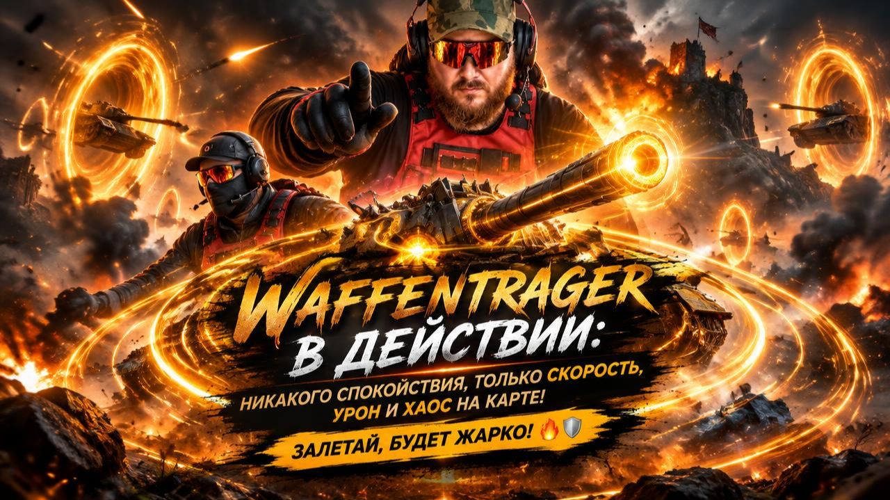 МИР ТАНКОВ. Waffentrager в действии: никакого спокойствия, только скорость, урон и хаос на карте!