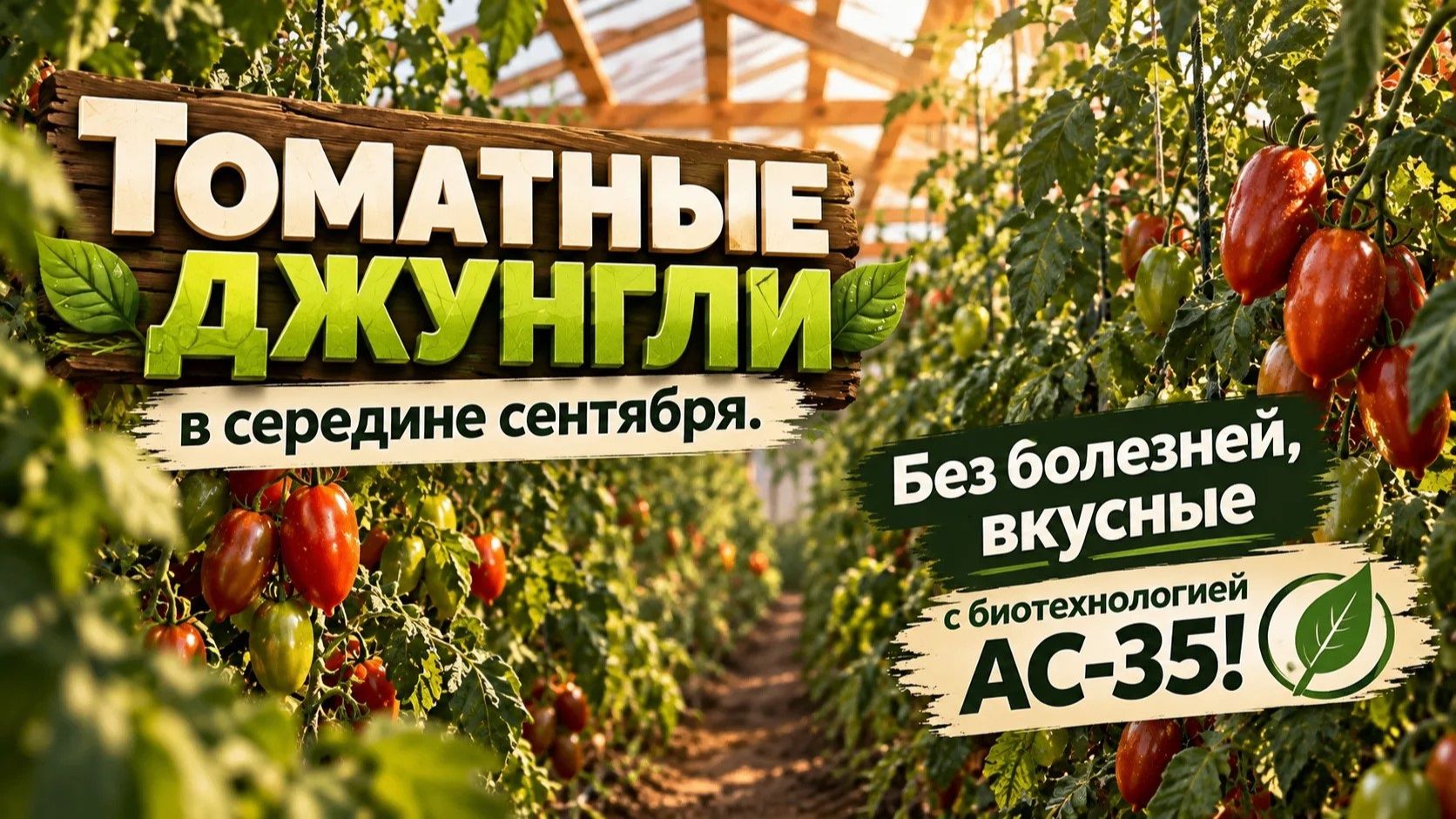 Сентябрь, а томаты всё ещё плодоносят! Показываем урожай в теплице