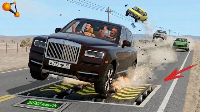 ДОРОГА СМЕРТИ! ЗДЕСЬ ОСТАНАВЛИВАТЬСЯ ЗАПРЕЩЕНО | BeamNG.drive