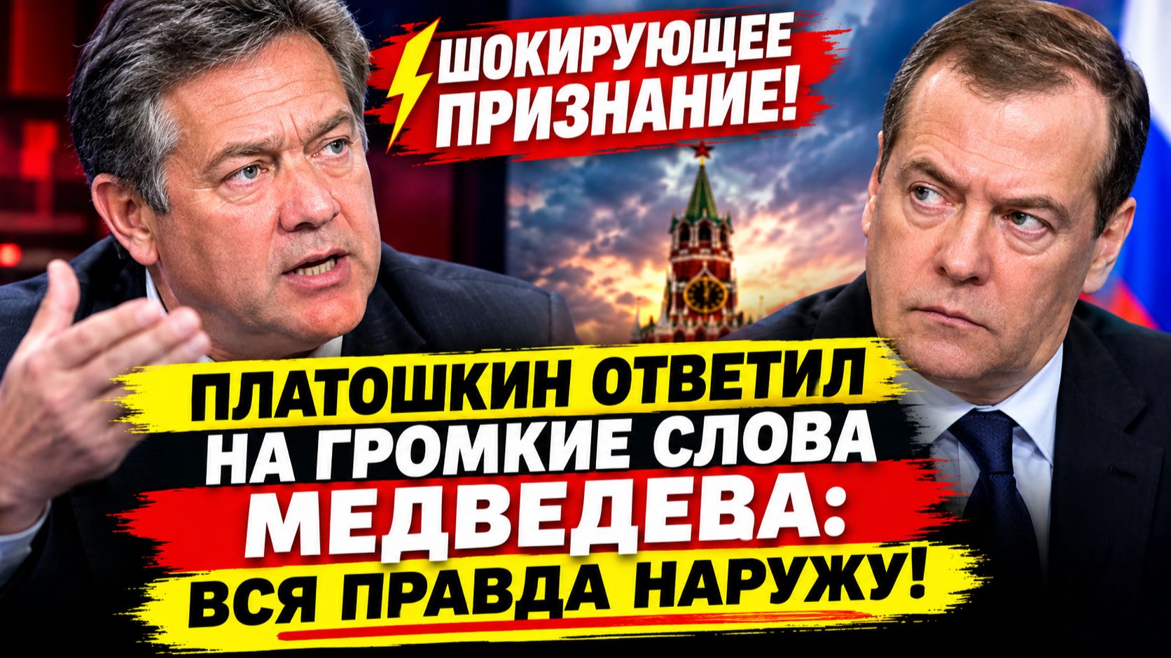 ⚡️МОЩНЕЙШЕЕ ПРИЗНАНИЕ! Платошкин ответил на громкие слова Медведева Вся правда наружу!