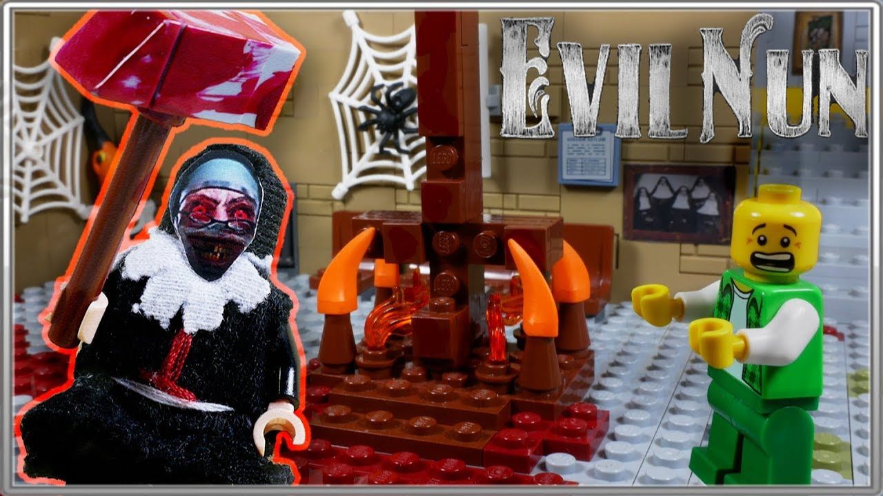 LEGO Мультфильм Evil Nun  LEGO Stop Motion, Animation [BRICK FANTASY]