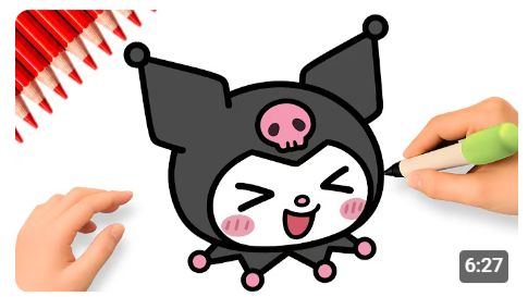 Как легко нарисовать Радостную Куроми: пошаговая инструкция 🖤🎀