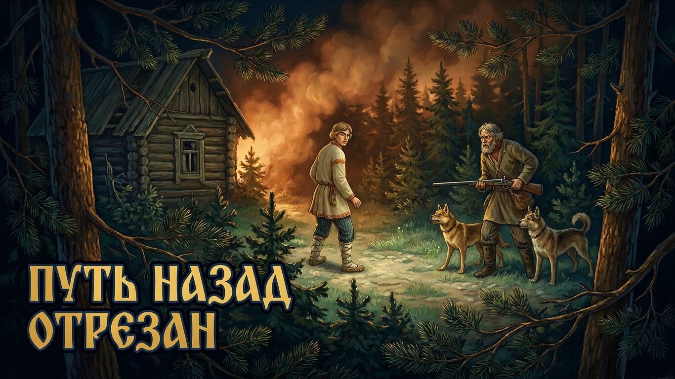 АУДИОКНИГА про старый скит в огне: путь назад отрезан