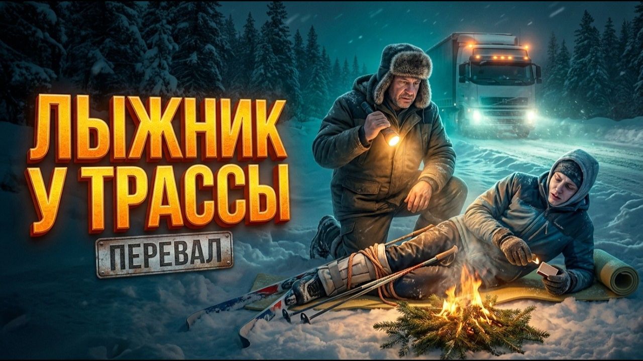 Рассказ дальнобойщика | Ночью на обочине стоял лыжник — за сотни вёрст от жилья…