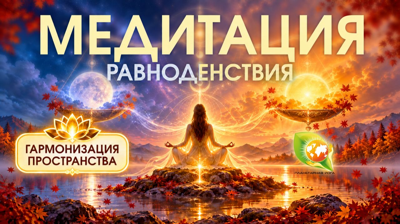 Осеннее равноденствие: медитация гармонизации через лотосы чакр