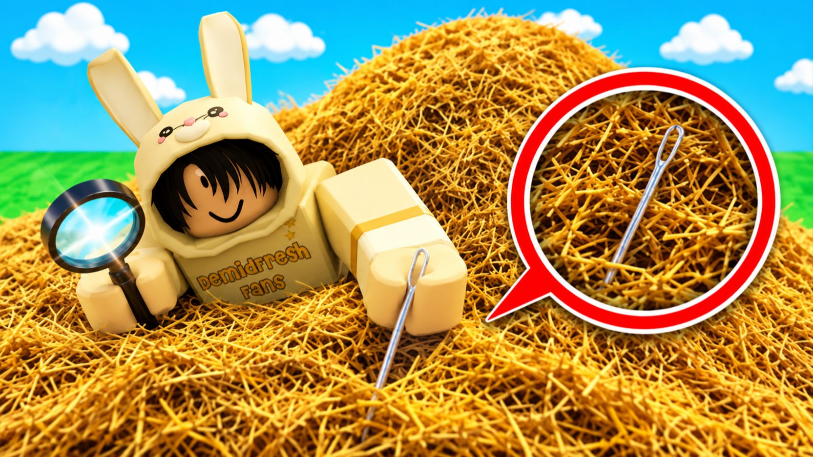 НАЙДИ ИГЛУ В СТОГЕ СЕНА - ФЕРМЕРСКАЯ ЛОКАЦИЯ 🪡 Roblox