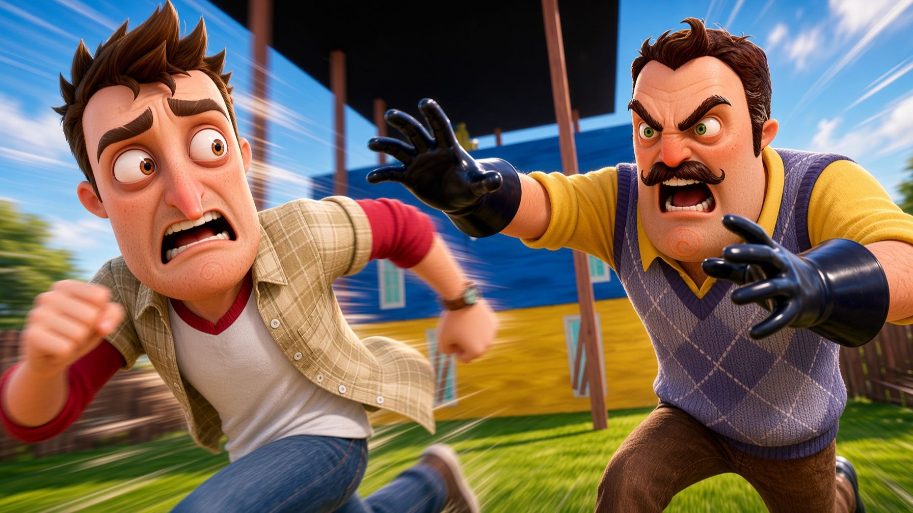 ПОБЕГ ИЗ ДОМА ПРИВЕТ СОСЕДА!ИГРА HELLO NEIGHBOR MOD KIT ПРОХОЖДЕНИЕ МОДА Weirdo