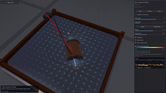 Makarov Physics Suite – Электромагнит и опилки