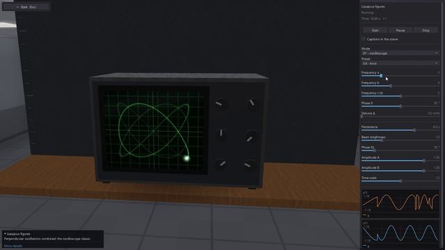 Makarov Physics Suite – Фигуры Лиссажу