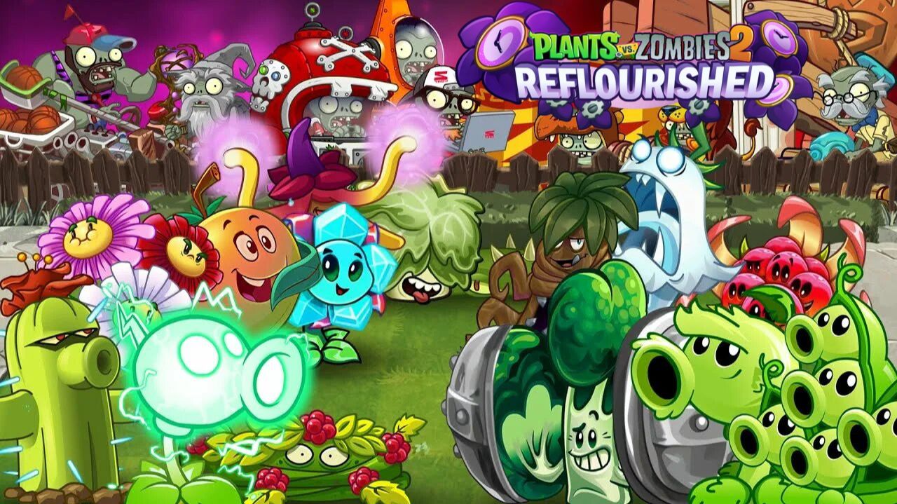Растения против Зомби-2 Reflourished  PvZ-2 Plants vs Zombies ПвЗ [21]
