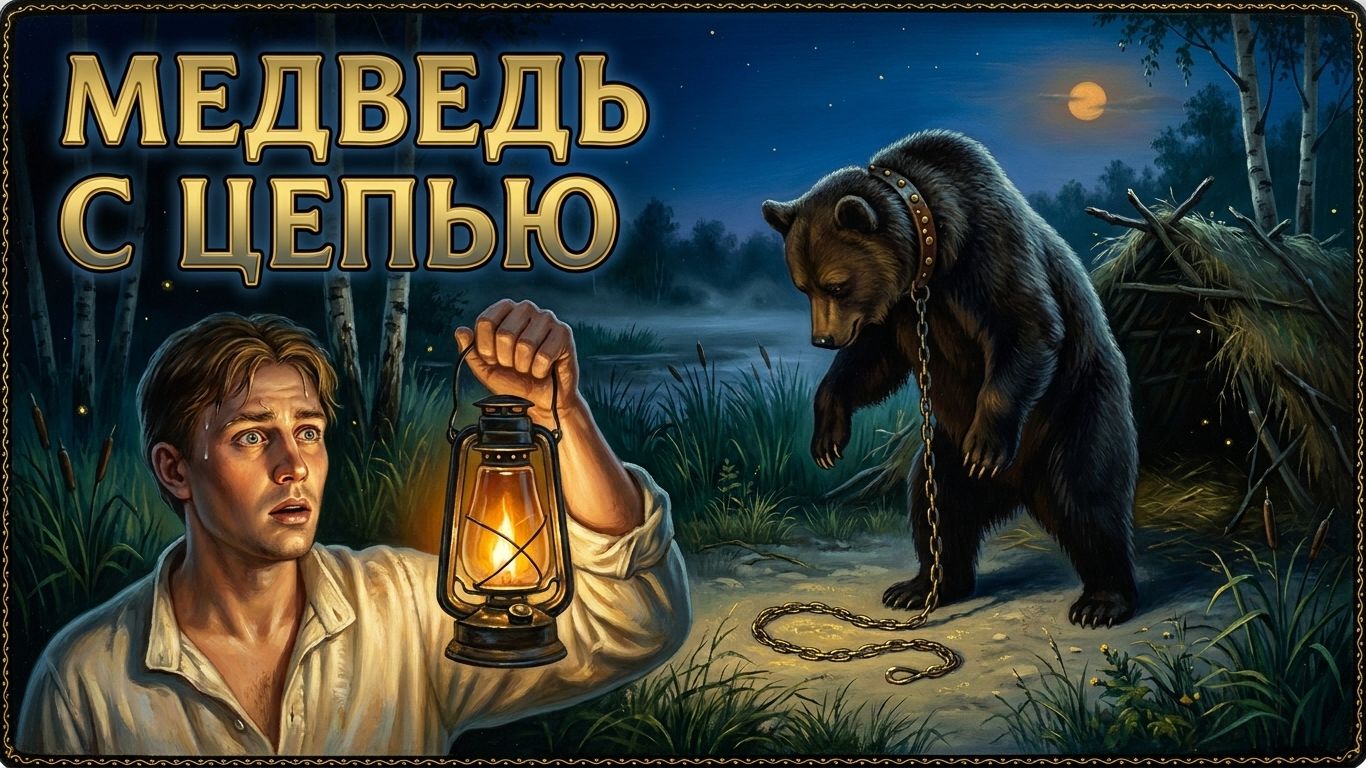РАССКАЗ про медведя с цепью и вранье шофёра