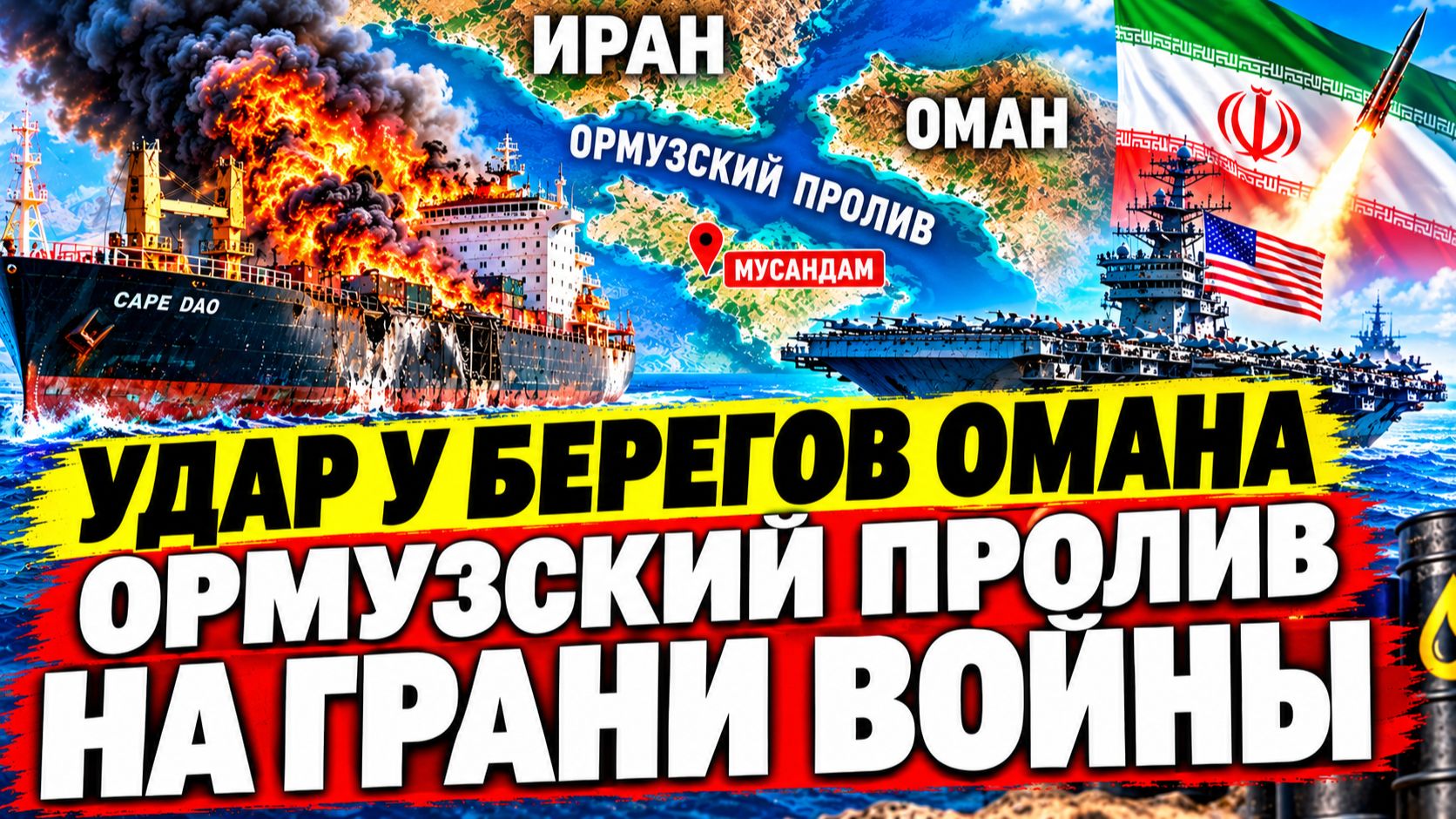 Иран ударил по авианосцу США