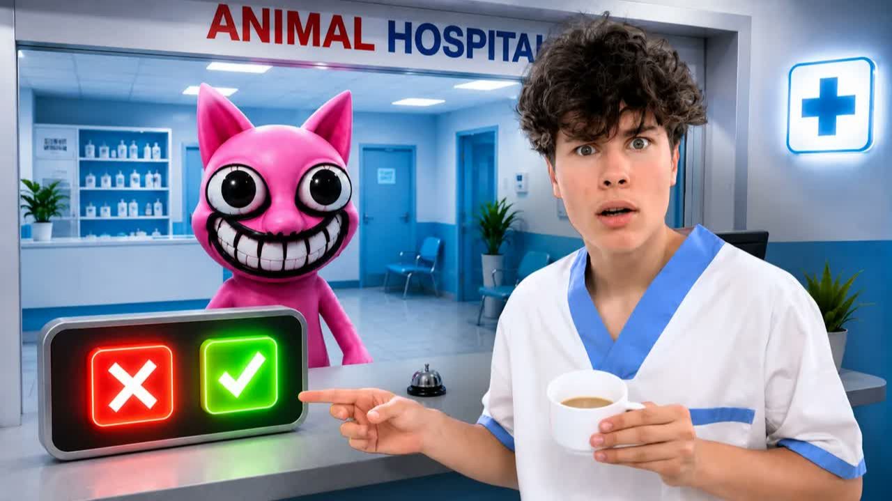 Никогда не принимай АНОМАЛИЮ в ROBLOX Animal Hospital в реальной жизни Фаст Сергей