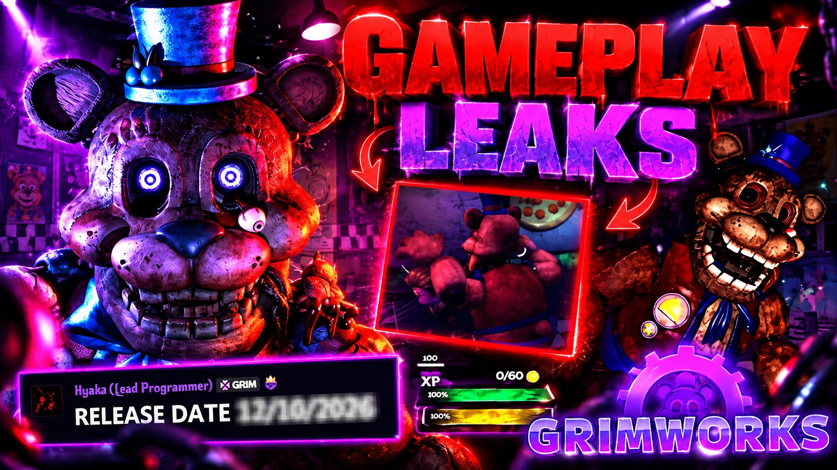 Каждый утекший геймплей GRIMWORKS.. (ДАТА ВЫХОДА)