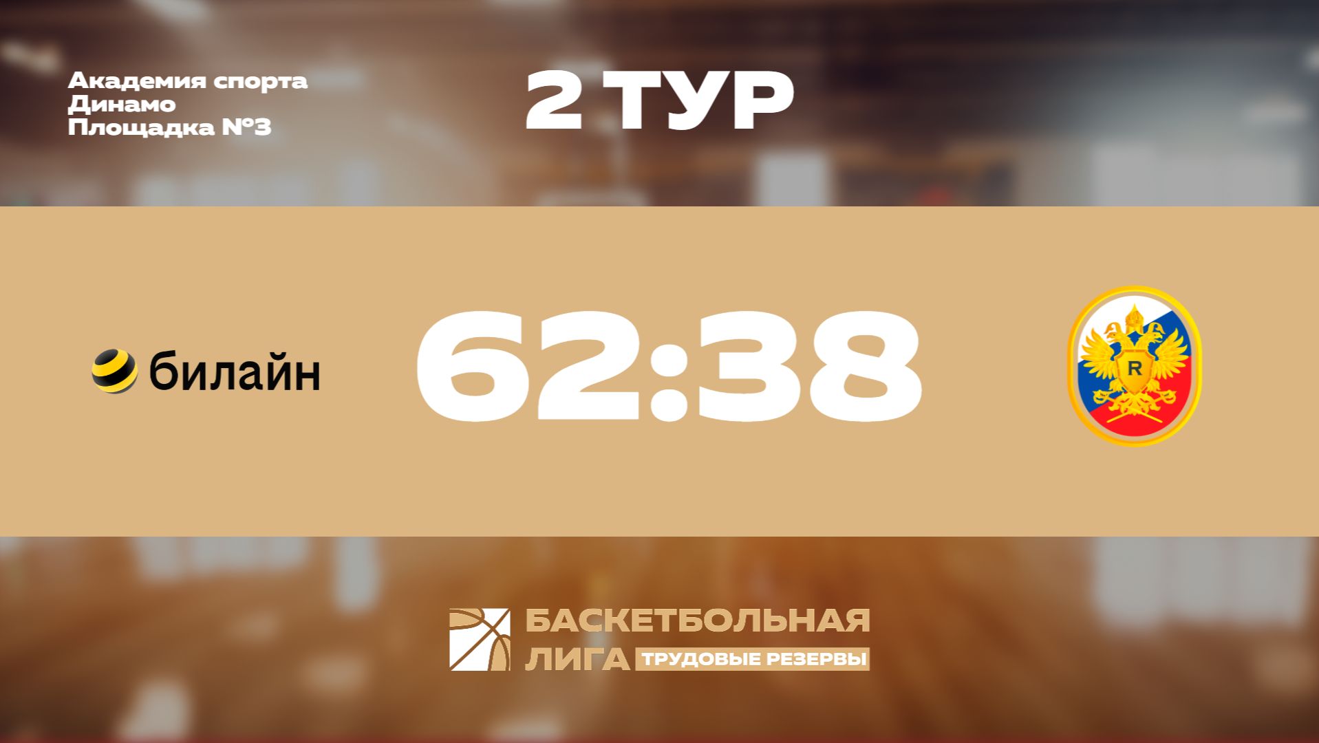 Обзор | 2 тур | Билайн - Рособоронэкспорт