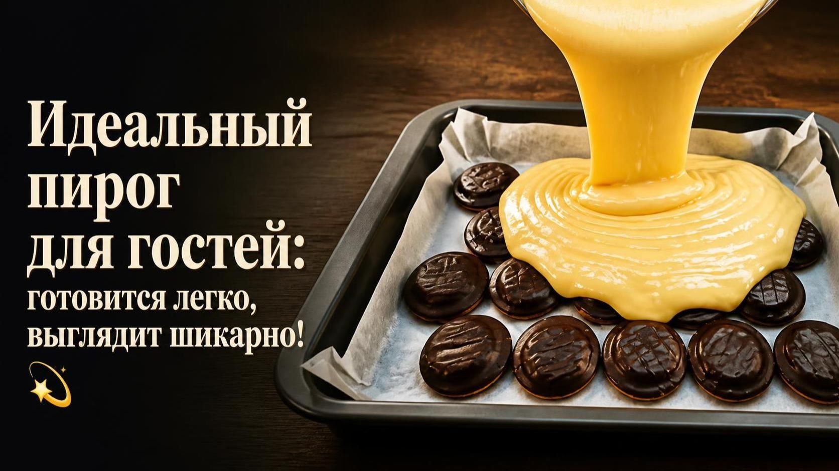 Идеальный пирог для гостей_ готовится легко, выглядит шикарно! 💫
