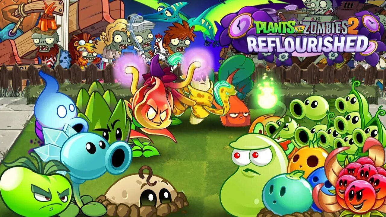 Растения против Зомби-2 Reflourished  PvZ-2 Plants vs Zombies ПвЗ [19]