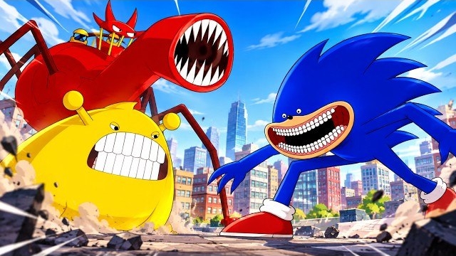 ПОЖИРАТЕЛЬ SPRUNKI SLIDE 🆚 ГИГАНТ САЙМОН 🆚 SHIN SONIC?! 😱🔥 | TILES HOP BATTLE