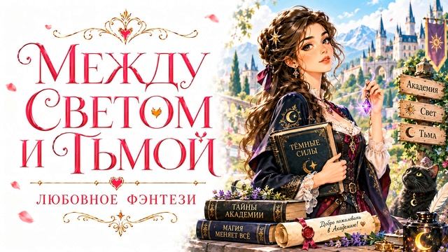 АУДИОКНИГА ПОЛНАЯ | МЕЖДУ СВЕТОМ И ТЬМОЙ | ЛЮБОВНОЕ ФЭНТЕЗИ ● ПРИКЛЮЧЕНИЕ ● ПОПАДАНЦЫ