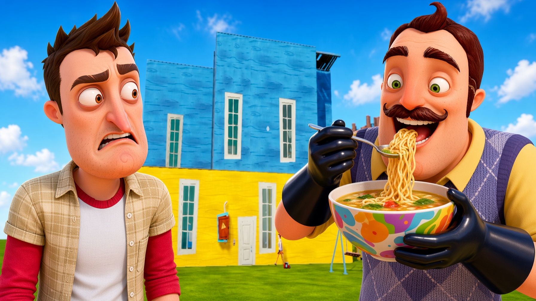 ЭТО ЧТО ЗА СУП НАБОР В ПРИВЕТ СОСЕД!ИГРА HELLO NEIGHBOR MOD KIT ПРОХОЖДЕНИЕ МОДА Weirdo