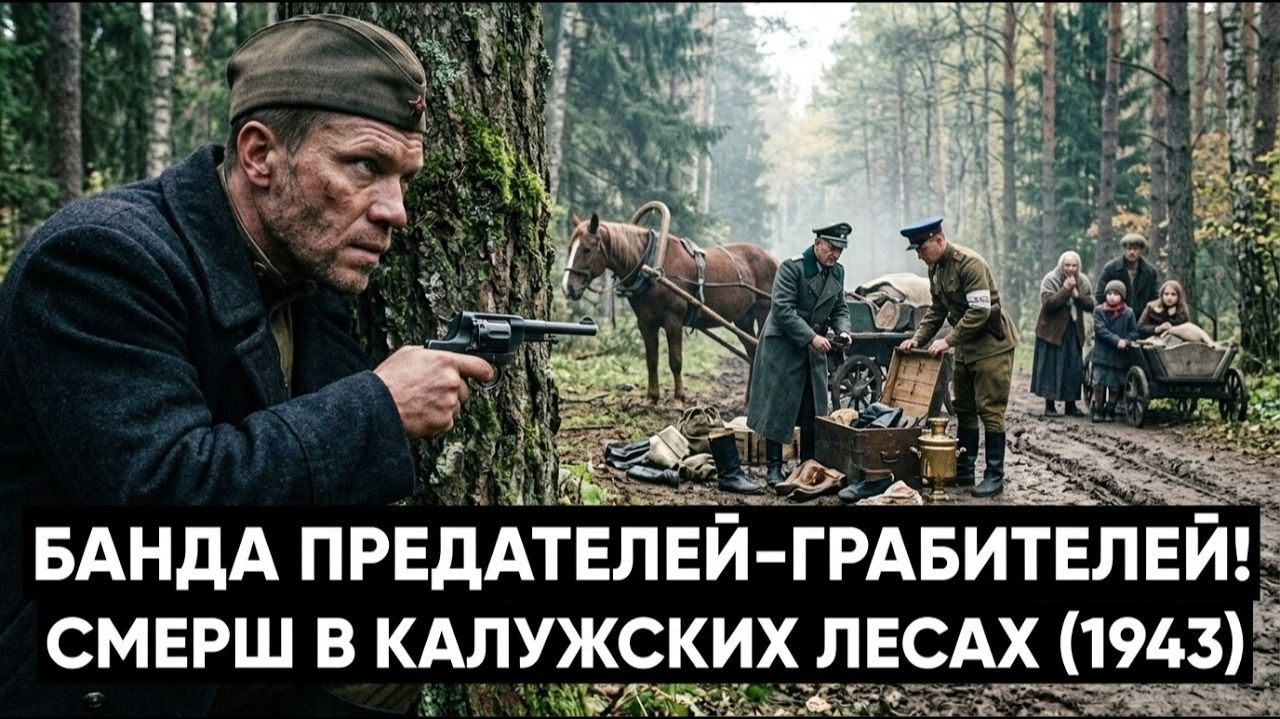 ОБОРОТНИ В ФОРМЕ! 😱 Как СМЕРШ в 1943-м Накрыл Банду Полицаев Под Калугой!