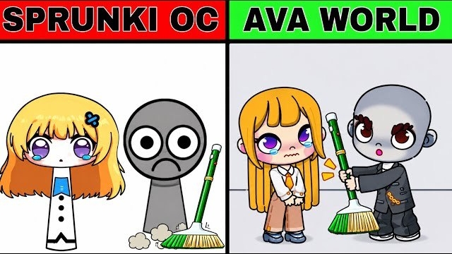 ФИБИ ЧУПИ 🆚 СВИП МЕТЛА ИЗ BALDI’S BASICS?! 😱🧹🔥 | AVATAR WORLD | СПРУНКИ ОС