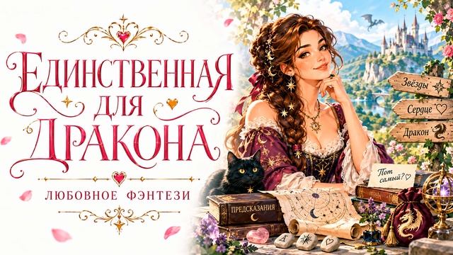 АУДИОКНИГА ПОЛНАЯ | ЕДИНСТВЕННАЯ ДЛЯ ДРАКОНА | ЛЮБОВНОЕ ФЭНТЕЗИ ● ПРИКЛЮЧЕНИЕ ● ПОПАДАНЦЫ