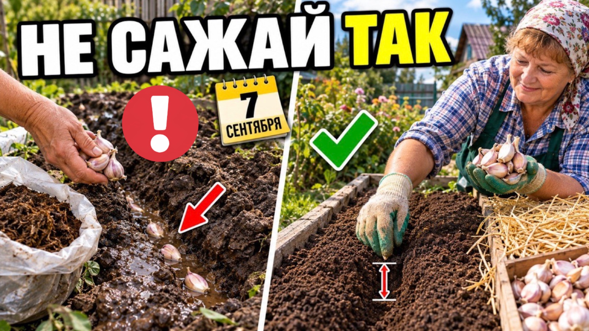 Не сажай чеснок вслепую! 13 ошибок, из-за которых весной всходы слабые