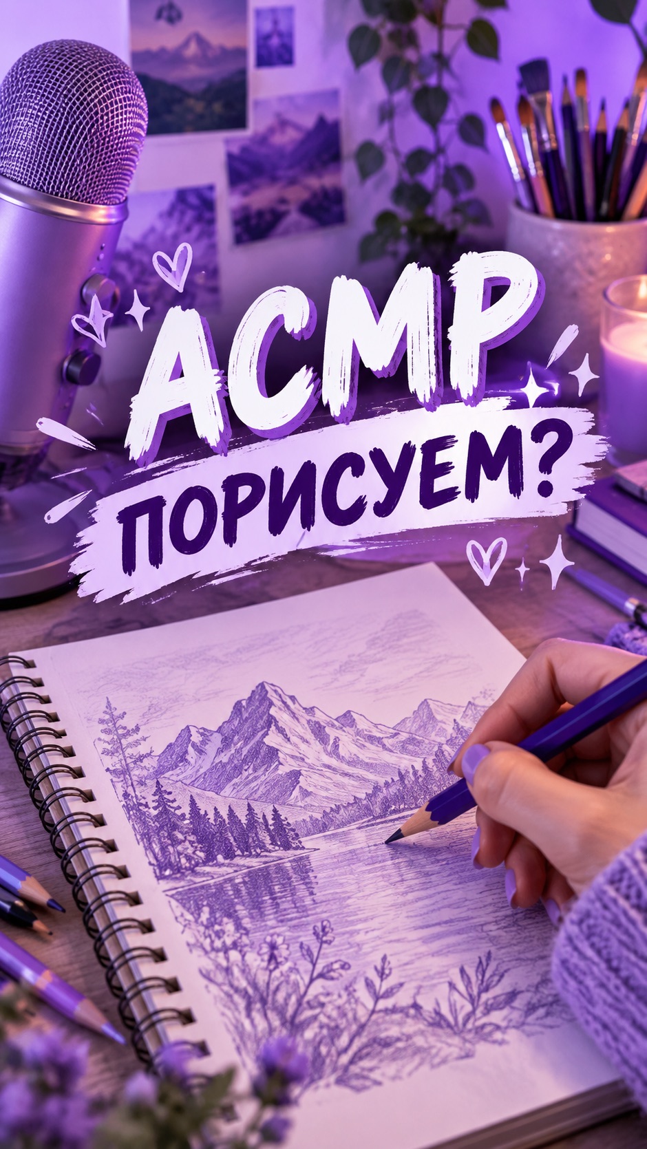 АСМР ПОРИСУЕМ?
