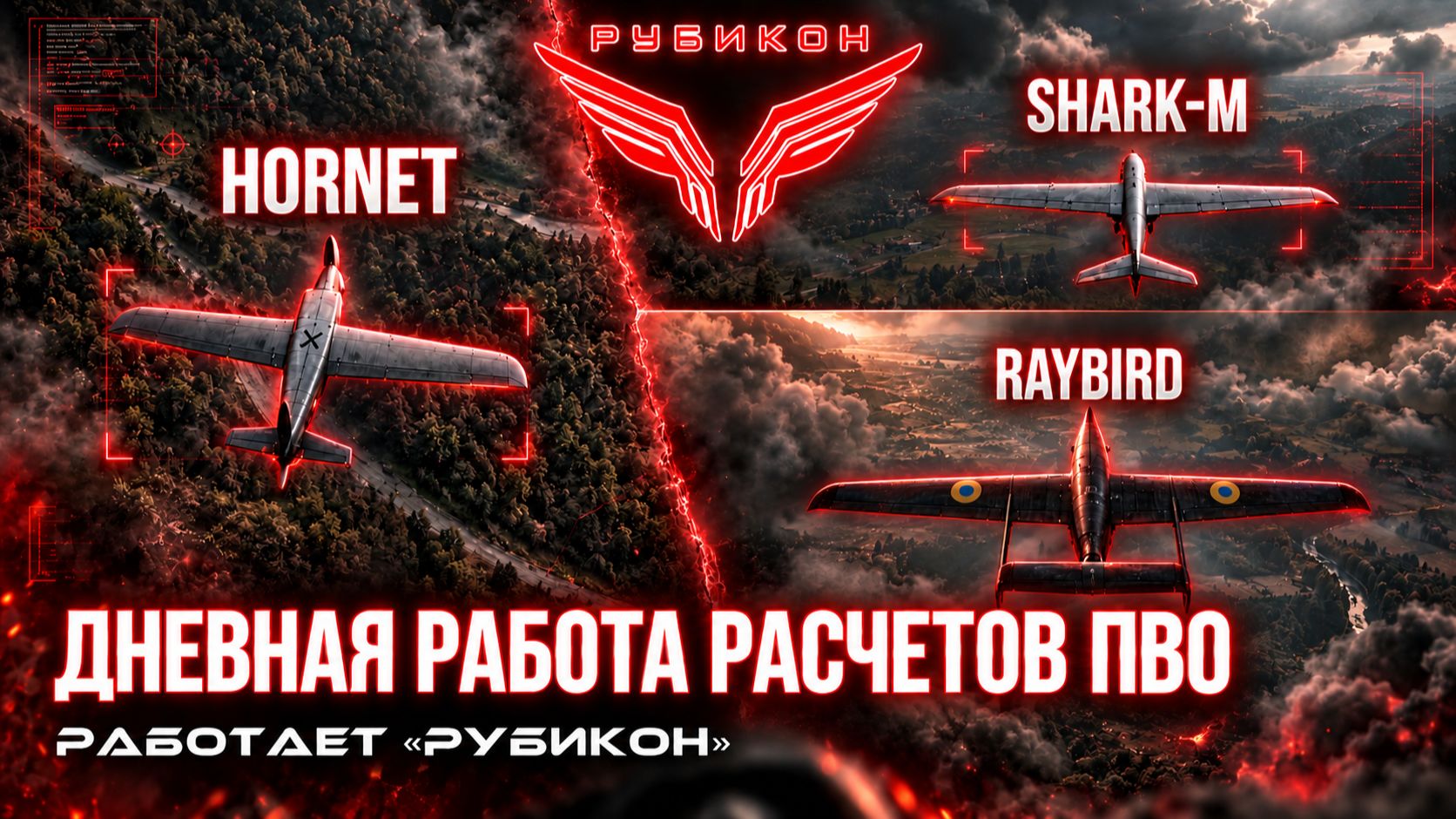 Центр «Рубикон» сбивает дроны ВСУ. За сутки поражены «RAM-2X», «Shark-M» и «Hornet» врага
