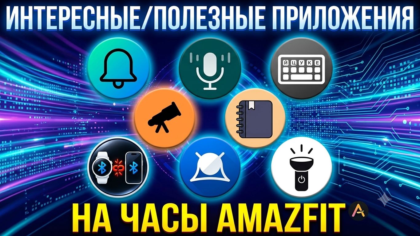 Интересные\Полезные приложения на часы Amazfit! (Часть №6)