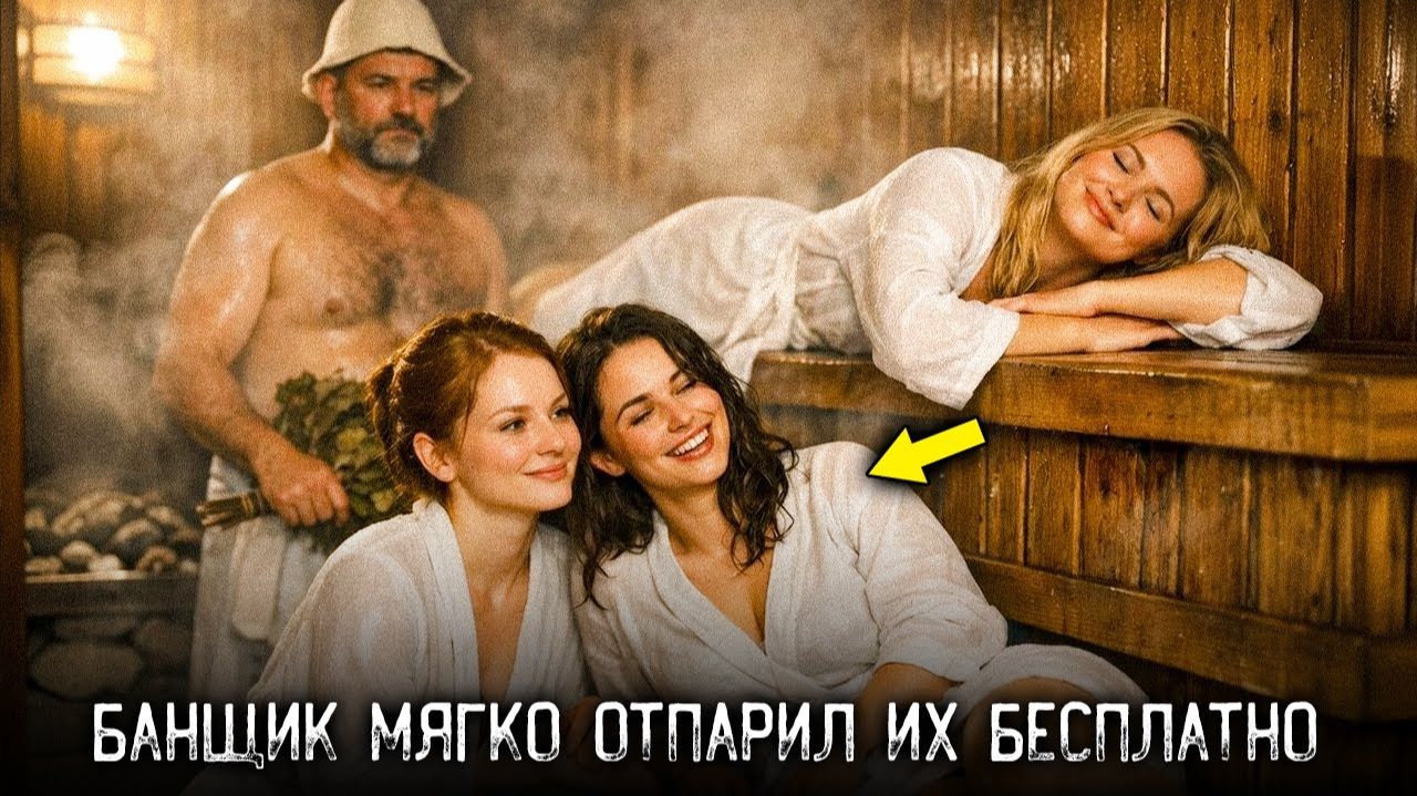 Три Подруги ЗАБЛУДИЛИСЬ в Лесу и Наткнулись на БАНЮ! Банщик Не Видел Женщин 3 ГОДА и... ШОК!
