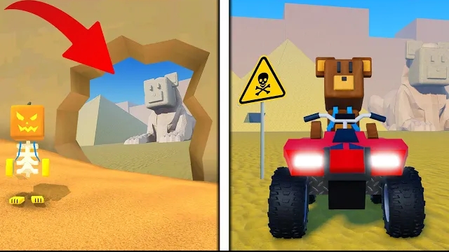 Новый телепорт в Roblox Desert — прохождение игры Super Bear Adventure