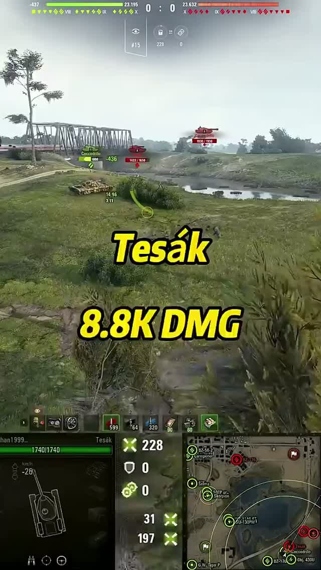 Tesák - 8.8K Damage! Ruining Enemy Dreams