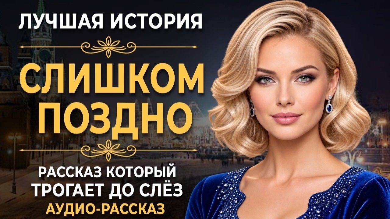 СЛИШКОМ ПОЗДНО | История о времени, которое уже не вернуть. Очень сильная. Аудио-рассказ!