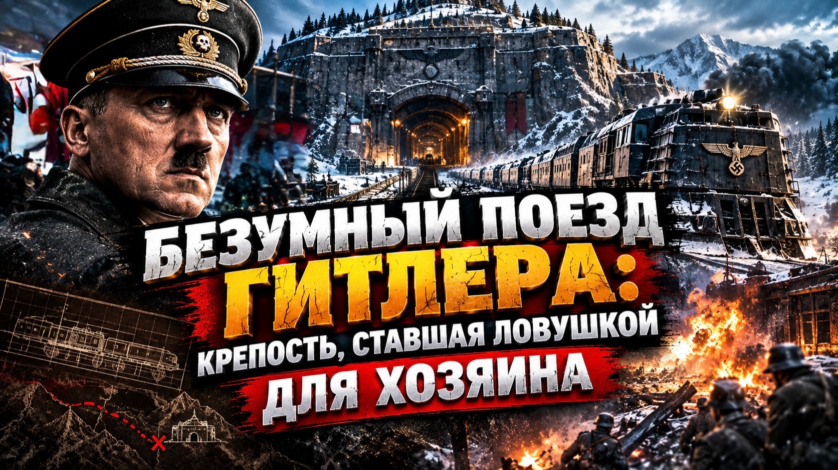 Безумный поезд Гитлера: крепость, ставшая ловушкой для хозяина | Документальный Фильм