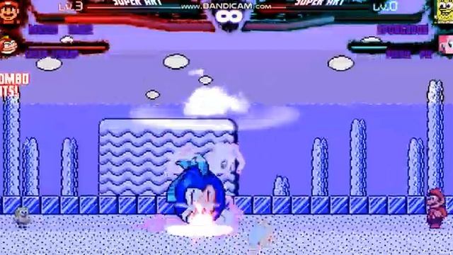 M.U.G.E.N Mario SMB2 & Cheep Chomp Vs Spongebob Vs Pinkie Pie