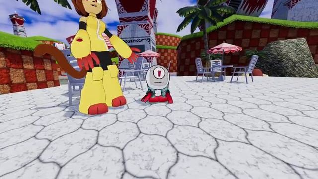 Movie Sonic Meets Kit And Kaboodle In VRCHAT!