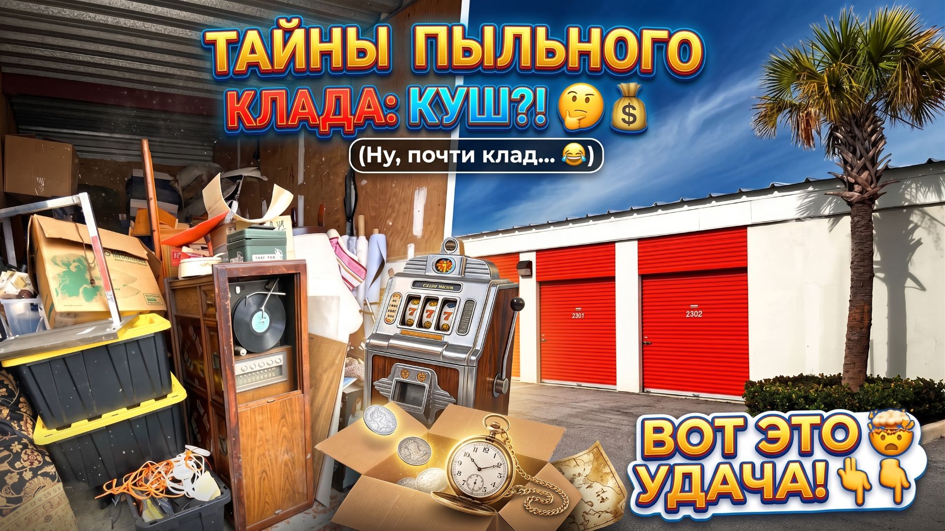 Большая старая пыльная кладовка. Что нашли внутри