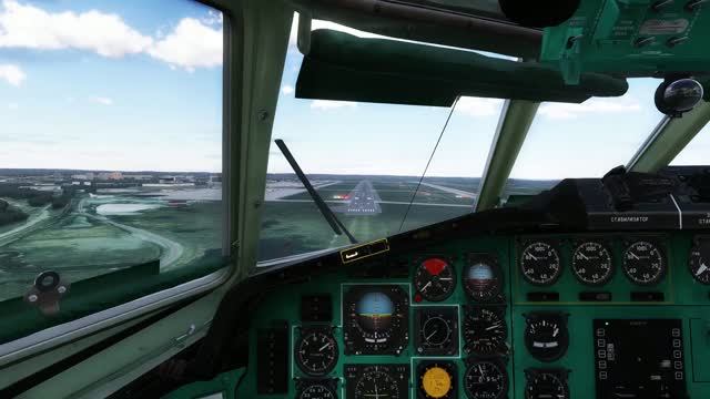 X-PLANE 12│Ту-154 посадка в Кольцово
