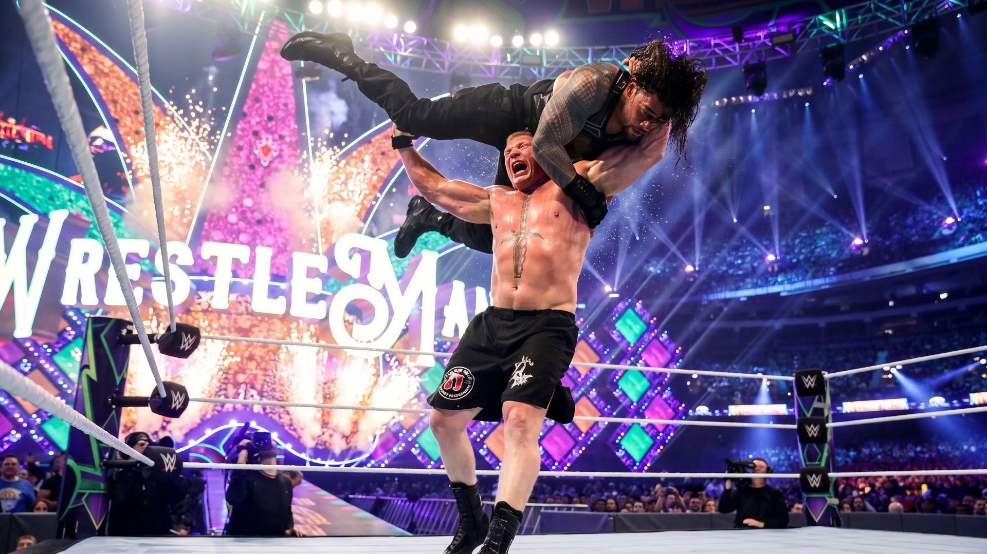 Roman Reigns Vs Brock Lesnar (WWE WrestleMania 34, 2018)