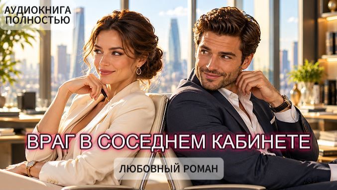 ВРАГ В СОСЕДНЕМ КАБИНЕТЕ | ЛЮБОВНЫЙ РОМАН | АУДИОКНИГА ПОЛНОСТЬЮ